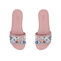 Rose Drift Slides Vibrant Hummingbird Floral Print