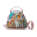 Rose Mini Voyage Backpack Cracked