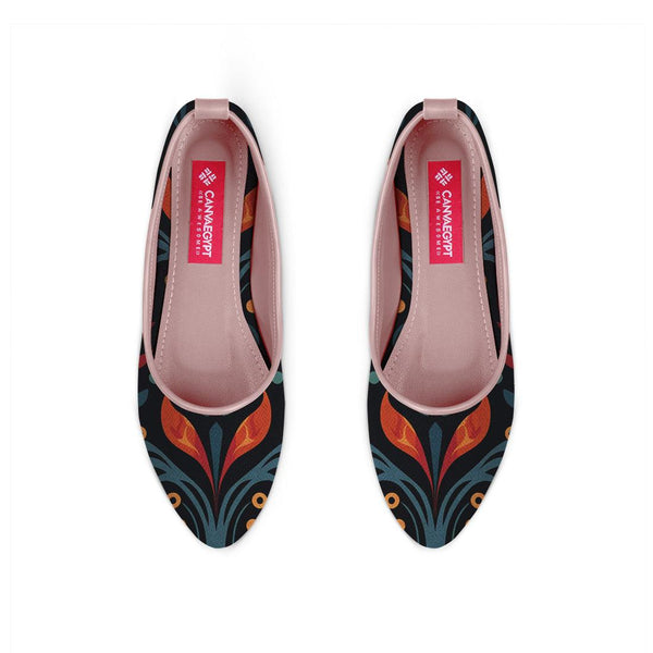 Rose Round Toe Shoe Fiery - CANVAEGYPT