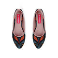 Rose Round Toe Shoe Fiery