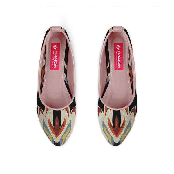 Rose Round Toe Shoe Flame - CANVAEGYPT