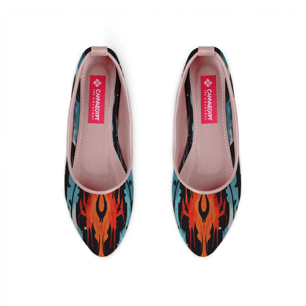 Rose Round Toe Shoe Flaring - CANVAEGYPT