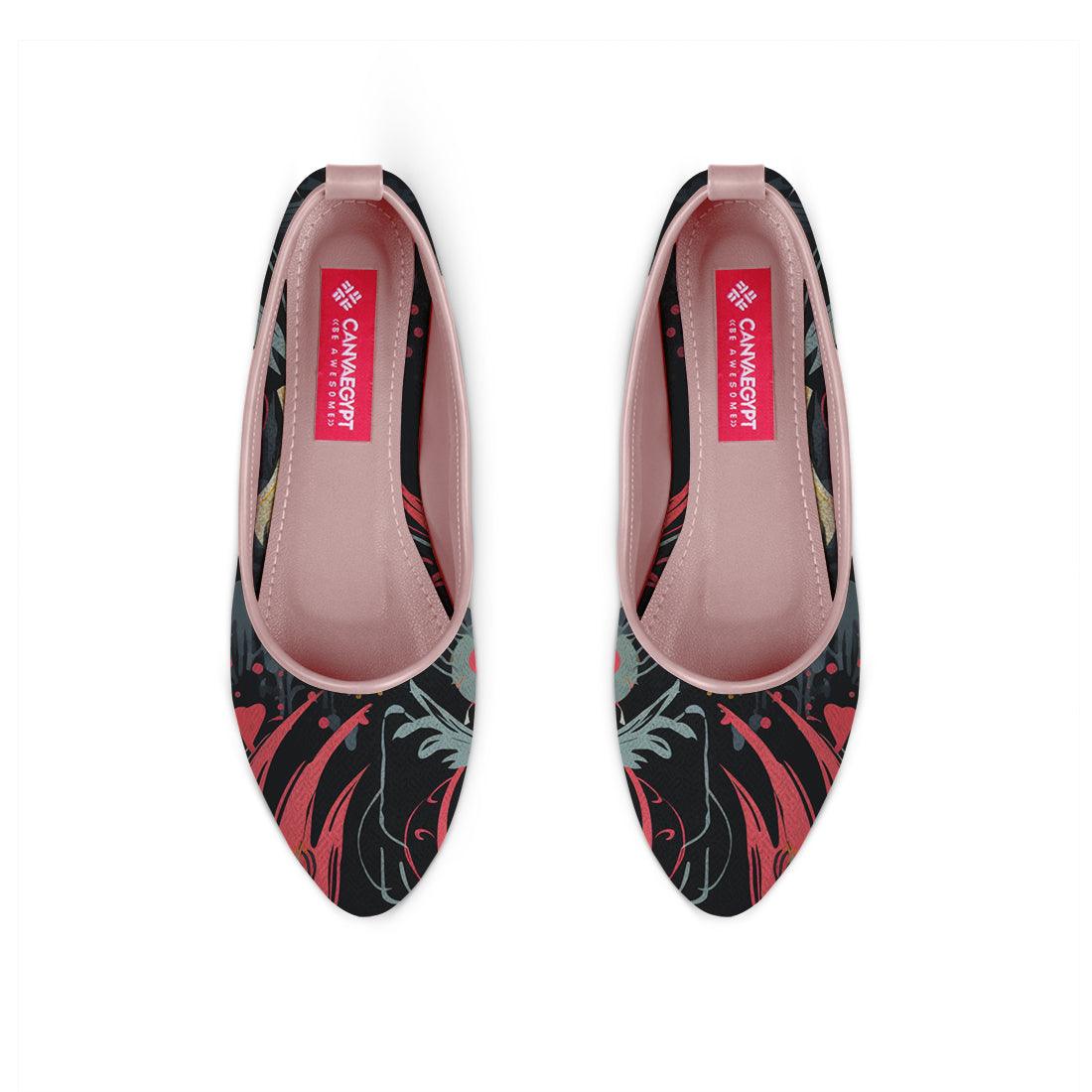 Rose Round Toe Shoe Flecks - CANVAEGYPT