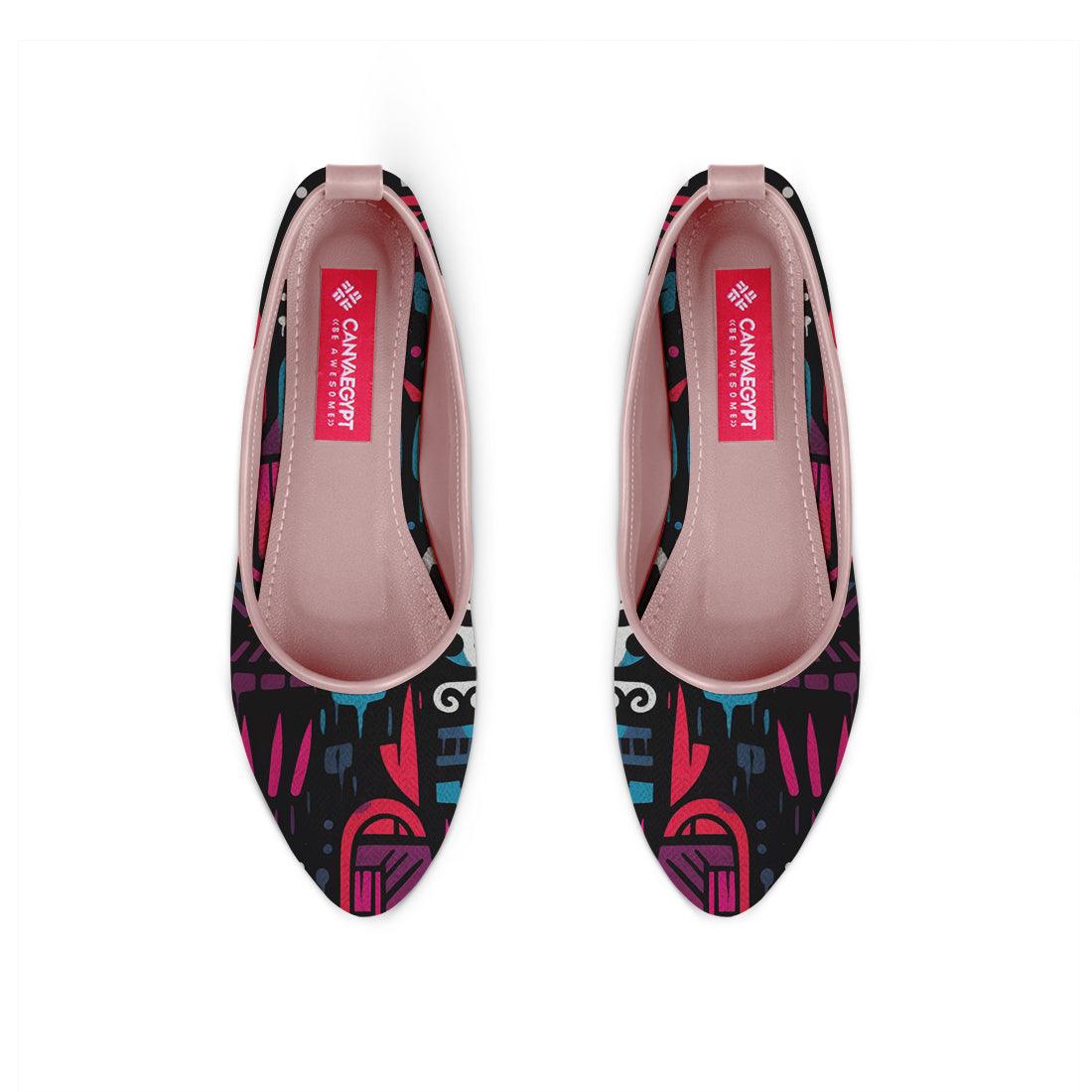 Rose Round Toe Shoe Muddled - CANVAEGYPT