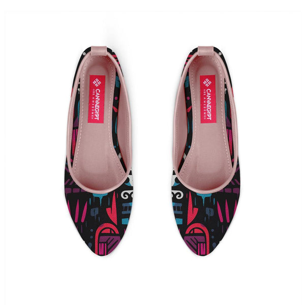 Rose Round Toe Shoe Muddled - CANVAEGYPT