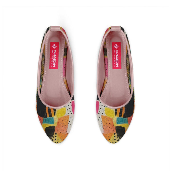Rose Round Toe Shoe Paint - CANVAEGYPT