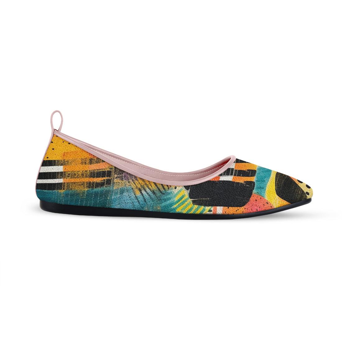 Rose Round Toe Shoe Paint - CANVAEGYPT