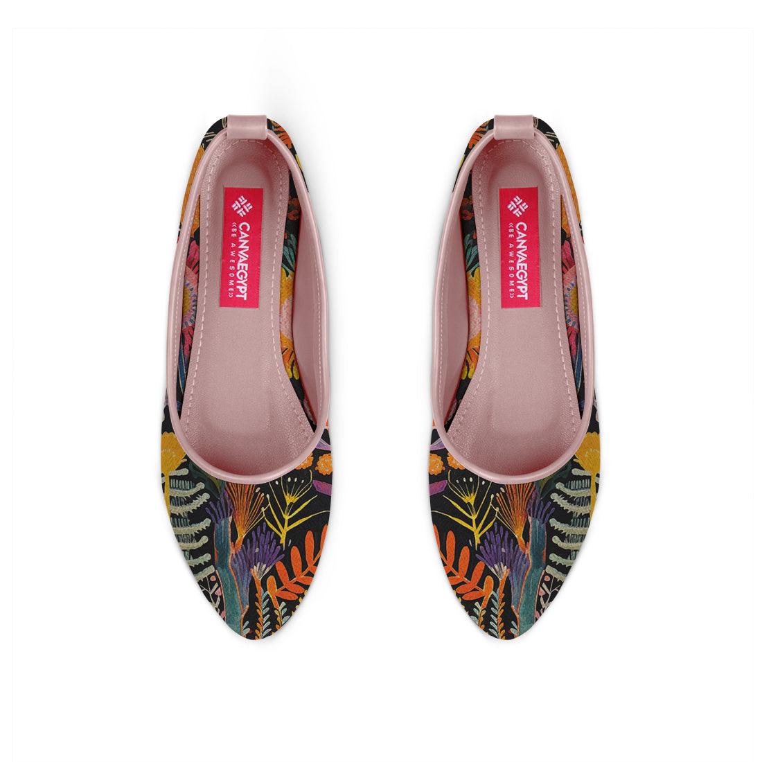 Rose Round Toe Shoe Sea Life - CANVAEGYPT