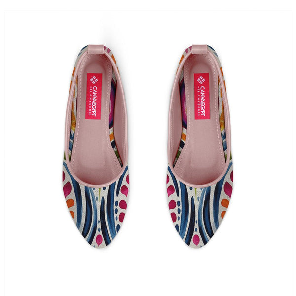 Rose Round Toe Shoe Stipples - CANVAEGYPT