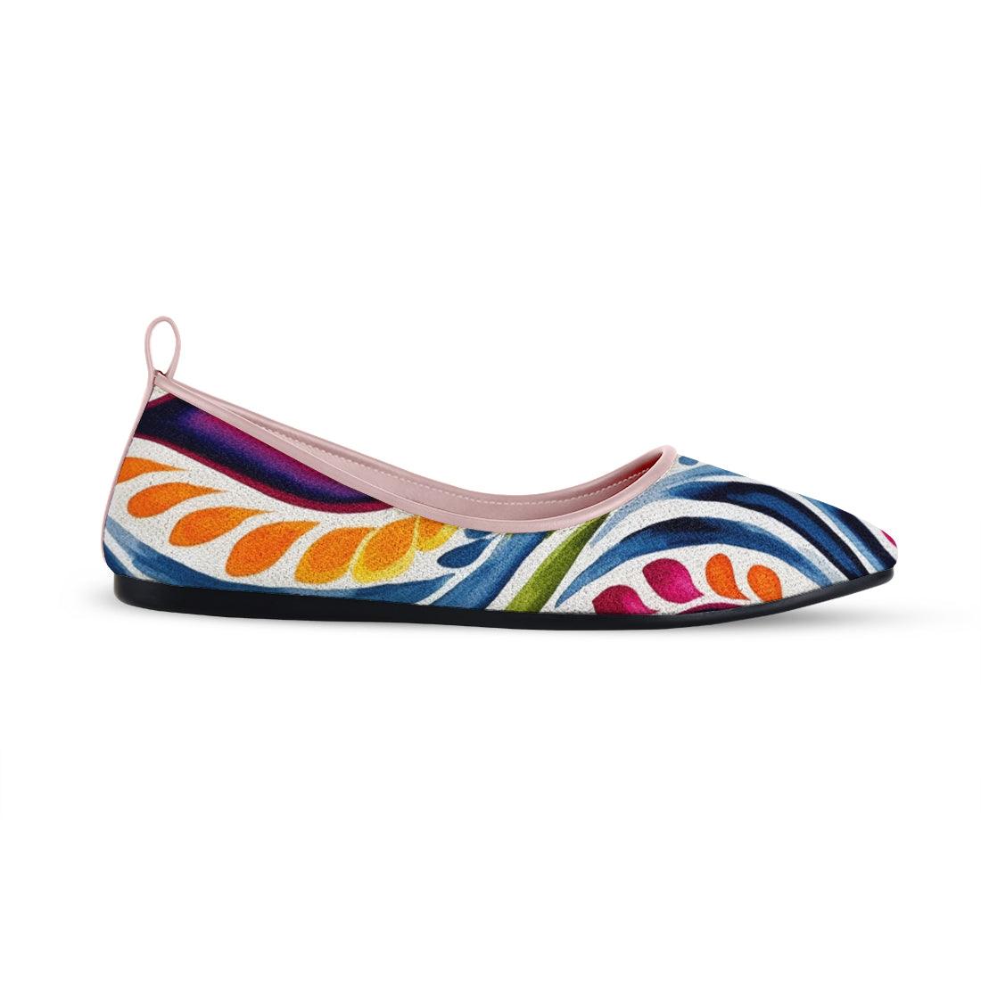Rose Round Toe Shoe Stipples - CANVAEGYPT