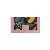 Rose Sleek Elegance Fold Wallet Featuring Bold Geometric Pops - 2