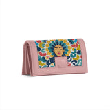 Rose Sleek Elegance Fold Wallet Featuring Vibrant Afro-Muse Artwork - 1