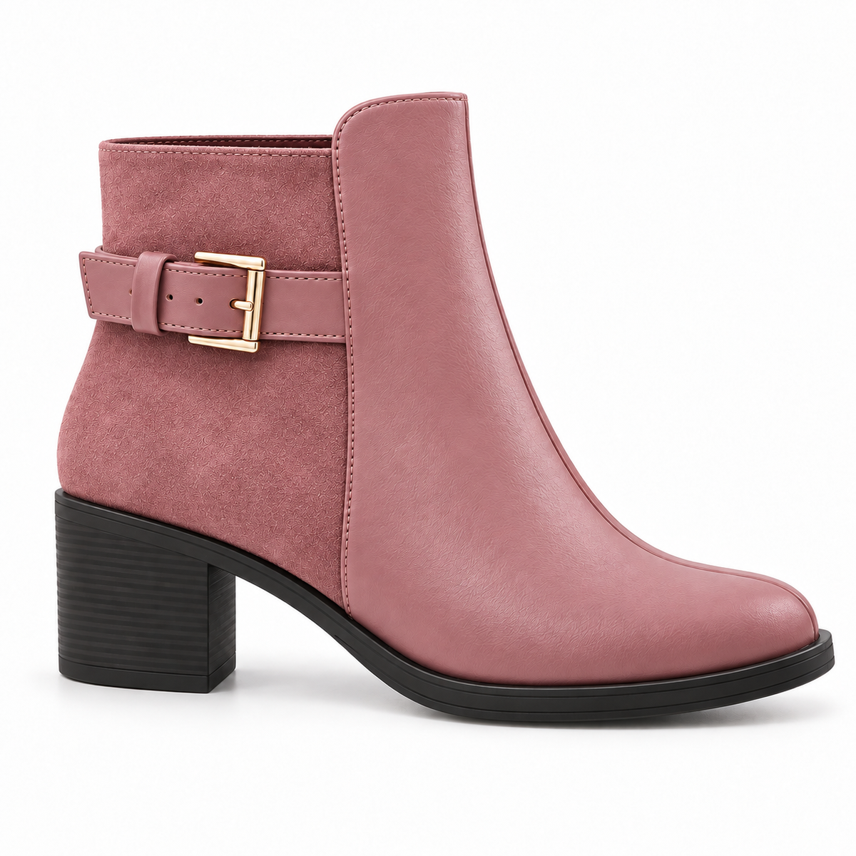 Rose Buckle Ankle Boots – Walk the Talk - 2 | ECADRA