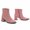 Rose Signature Ankle Boots