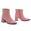 Rose Signature Ankle Boots
