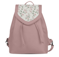 Rose City Serenade Backpack Vintage Pink Rose Shabby Chic Floral Seamless Pattern