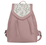 Rose City Serenade Backpack Vintage Pink Rose Shabby Chic Floral Seamless Pattern