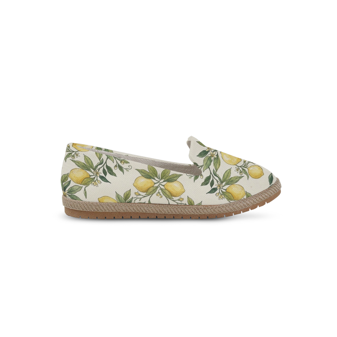 Nook Espadrille – Vintage Mediterranean Lemon Orchard Hand-Painted - 2