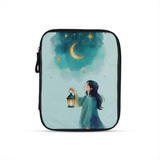 Tablet Sleeve Ramadan 2026 Watercolor Girl With Fanos Moon - 1