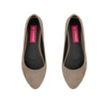 Tan Solid Round Toe