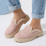 Rose Cozy Stroll Mules – Slip Into Comfort - 1
