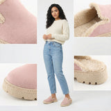 Rose Cozy Stroll Mules – Slip Into Comfort - 5