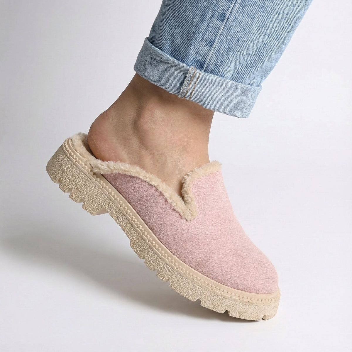 Rose Cozy Stroll Mules – Slip Into Comfort - 3