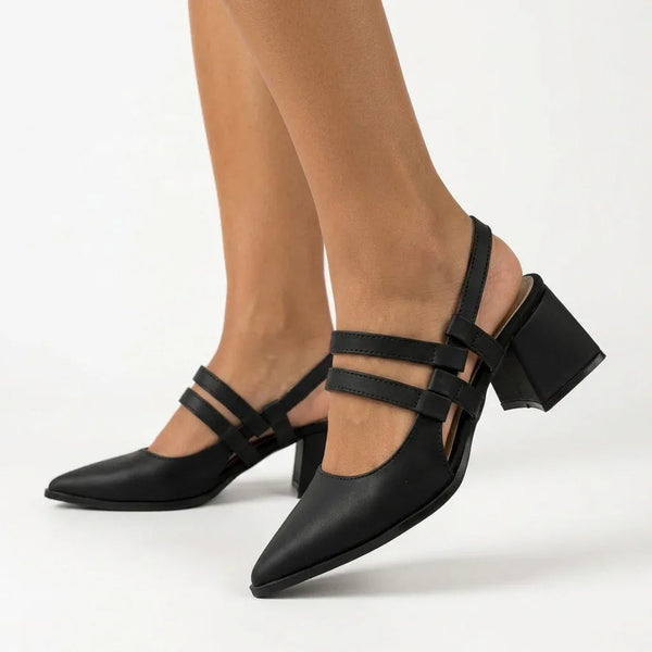 Black Slingback Heels – Elegance in Every Step