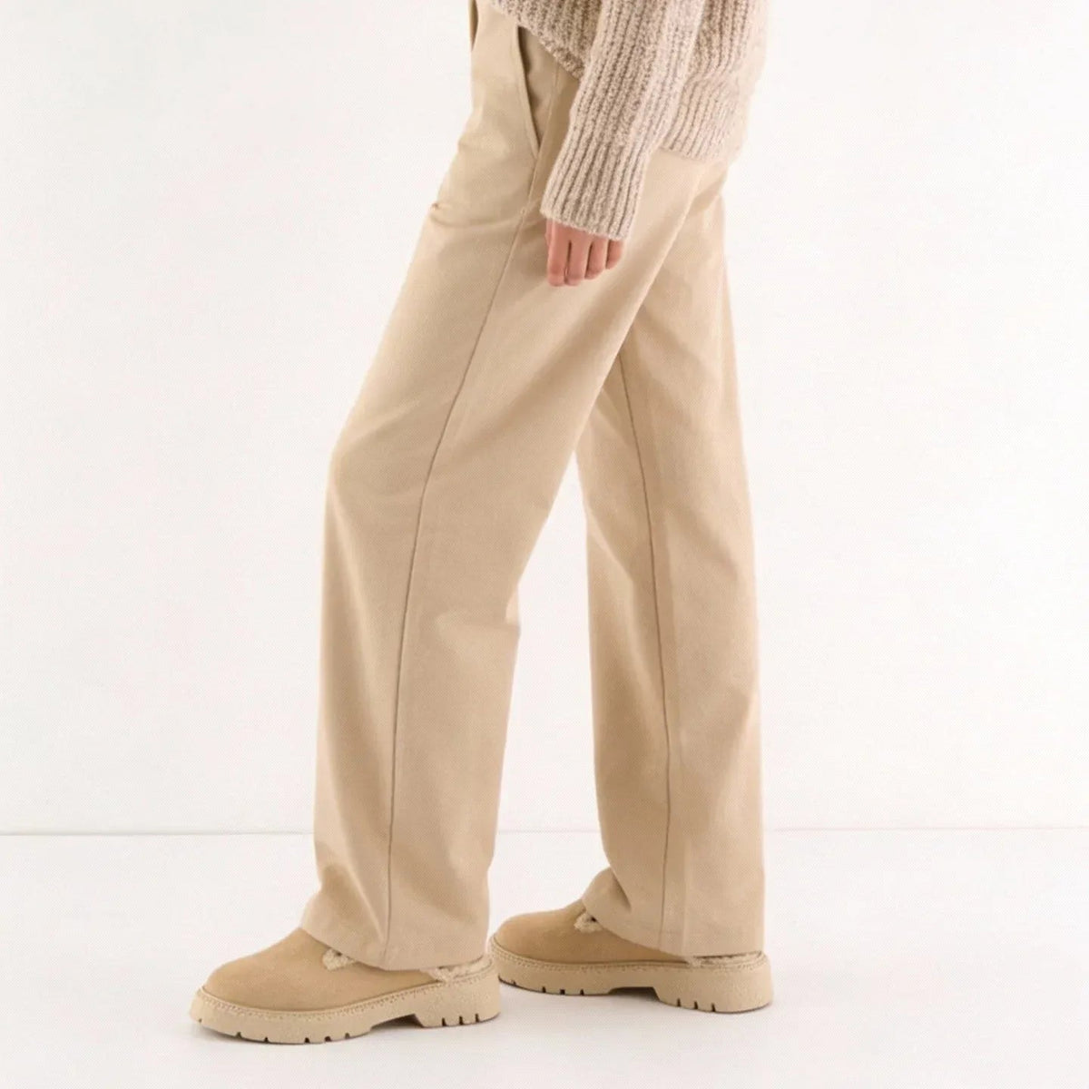 Beige Cozy Stroll Mules – Slip Into Comfort - 6