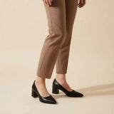 Black Uptown Classic Pumps – Effortless Elegance - 6
