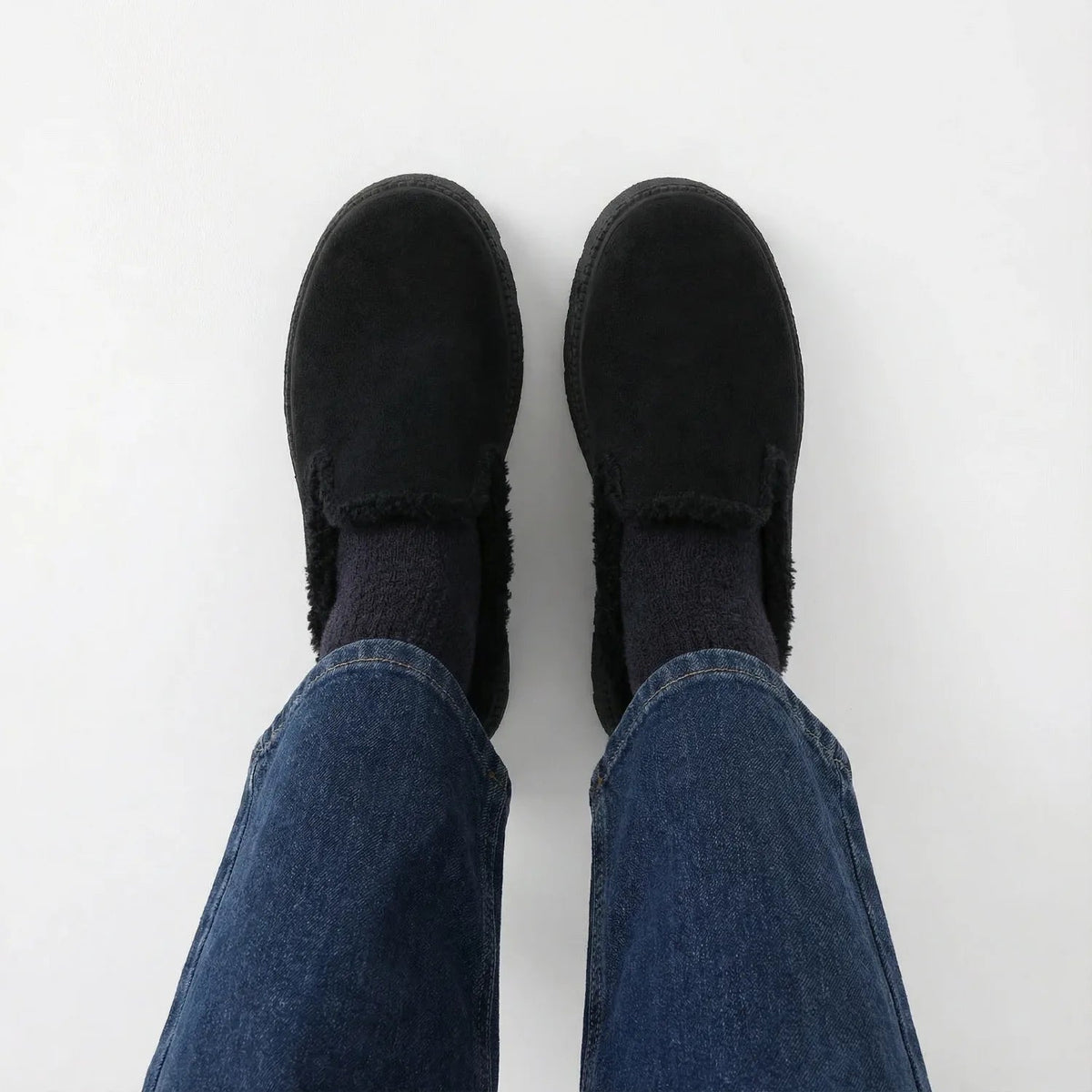 Black Cozy Stroll Mules – Slip Into Comfort - 6
