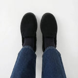 Black Cozy Stroll Mules – Slip Into Comfort - 6