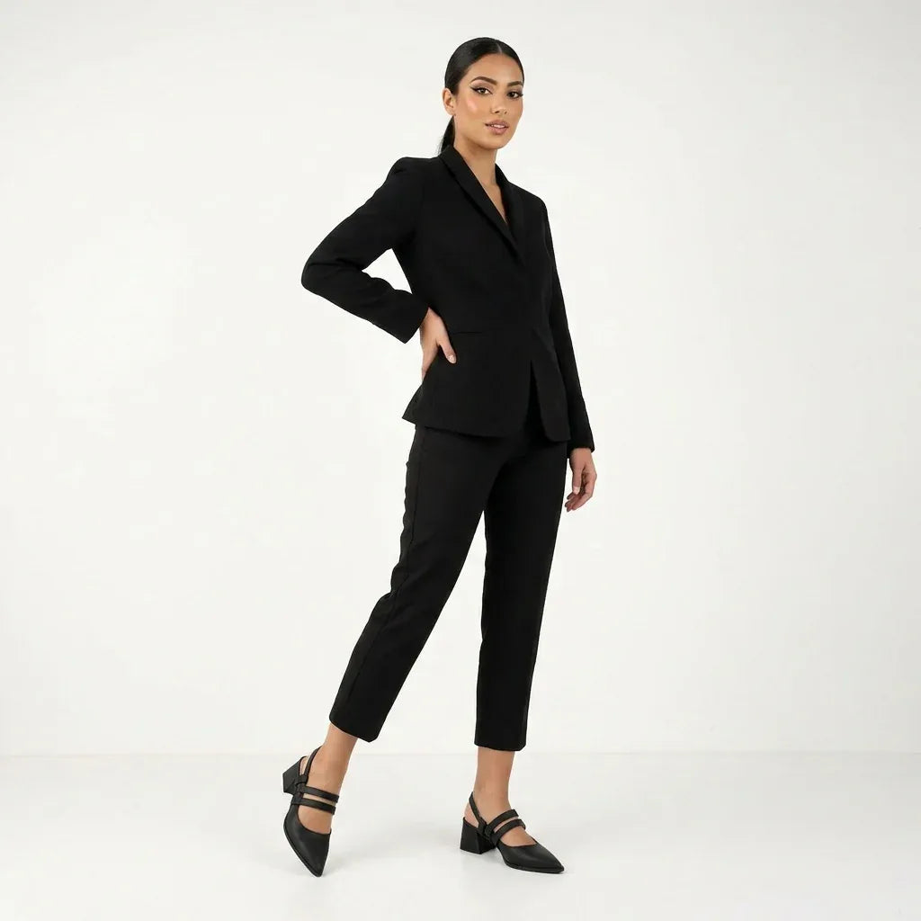 Black Slingback Heels – Elegance in Every Step - 3