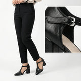 Black T-Strap Heels – Elegance That Works - 4
