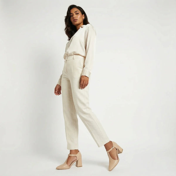 Beige T-Strap Heels – Elegance That Works