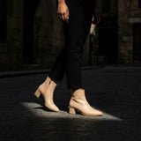 Beige Urban Muse Ankle Boots – Bold Steps, Effortless Style