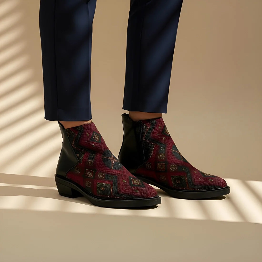 The Statement Boot Sahara Stitched - 11