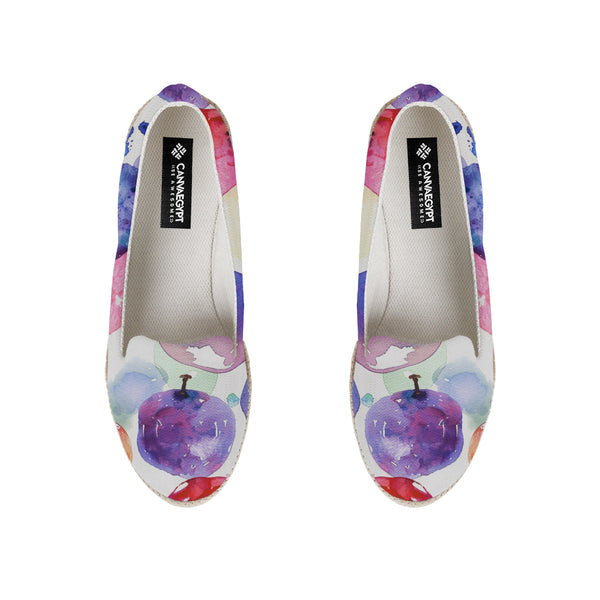 Watercolor Apples Nook Espadrille - 1
