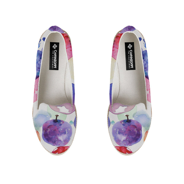 Watercolor Apples Nook Espadrille - 1