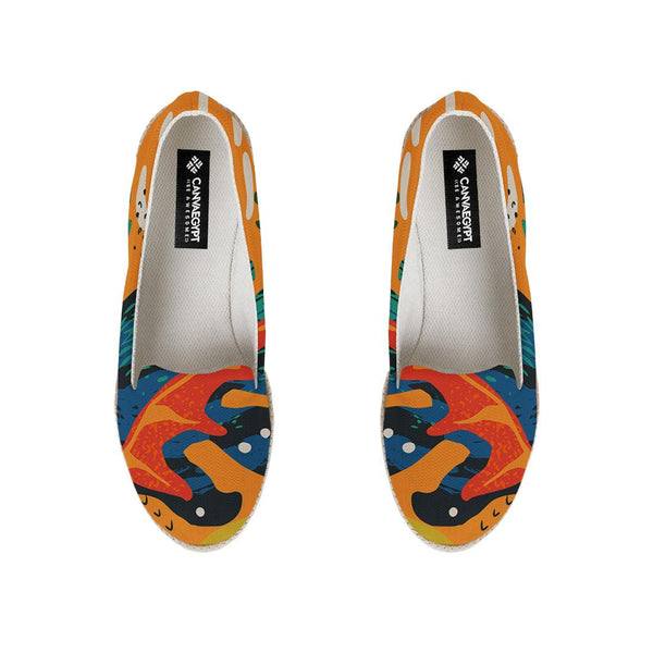 Yellow Leaves Nook Espadrille - CANVAEGYPT