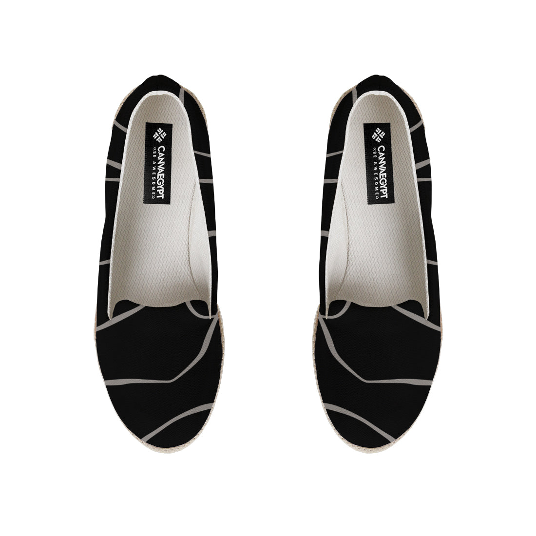 Nook Espadrille – Line in black