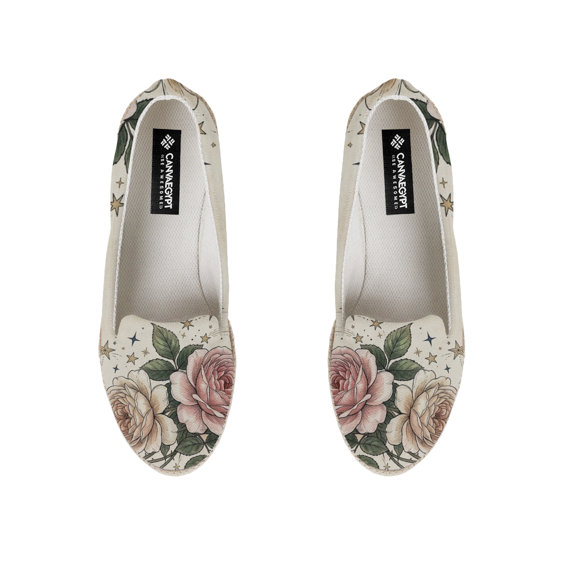 Nook Espadrille – Vintage Enchanted Garden with Celestial Star