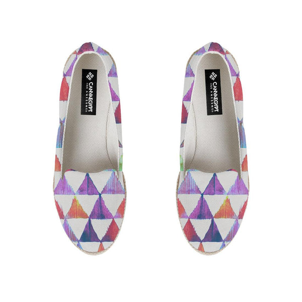 Rainbow triangles Nook Espadrille - CANVAEGYPT