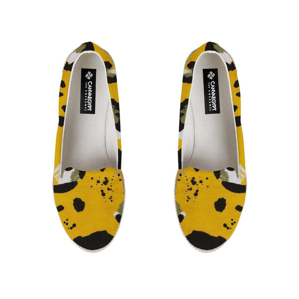 Yellow Abstract Nook Espadrille - CANVAEGYPT