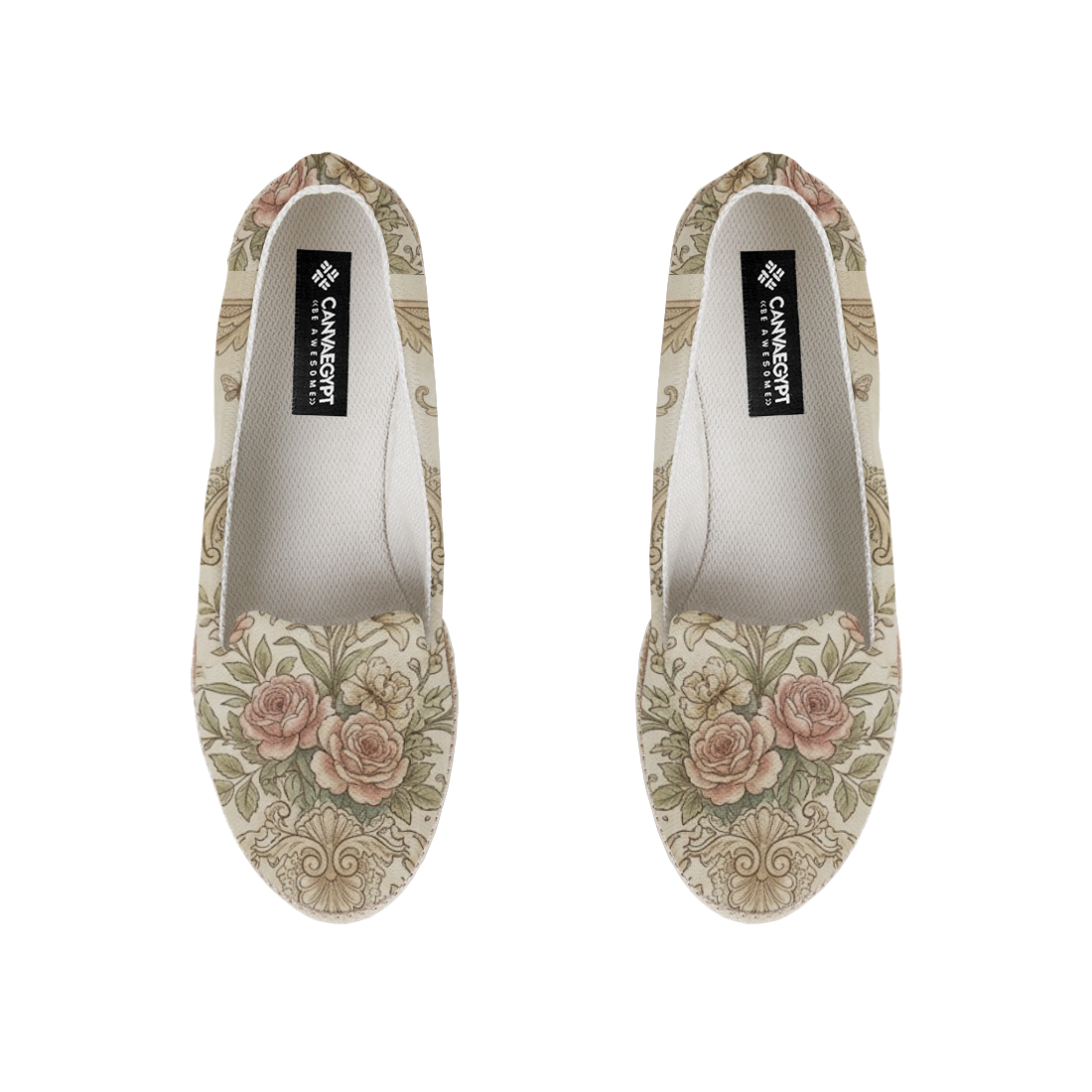 Nook Espadrille – Vintage Rose Soft Floral Aesthetic