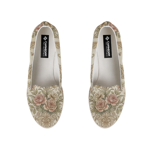 Nook Espadrille – Vintage Rose Soft Floral Aesthetic