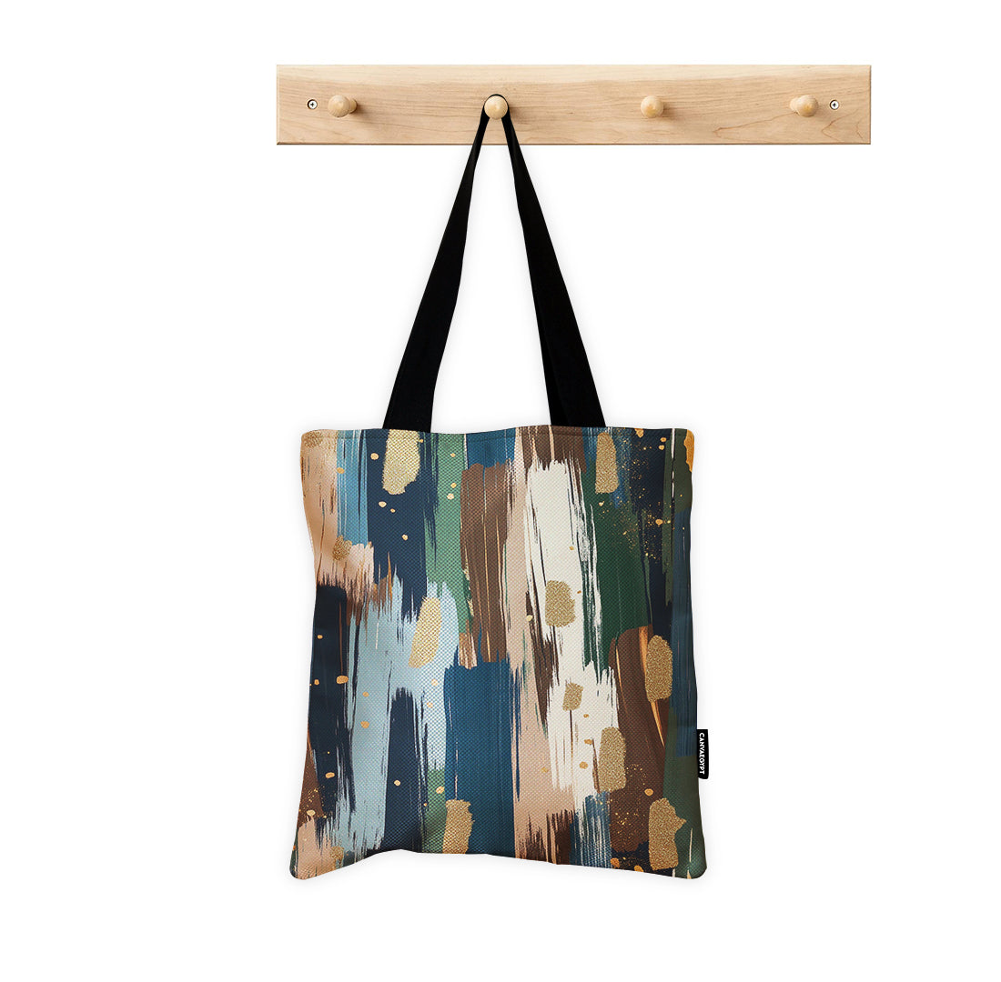 Tote Bag – Ocean Brushstroke Bliss - 1