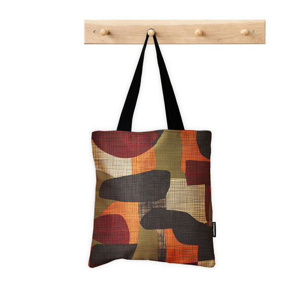 Tote Bag – Retro Patchwork Harmony - 1