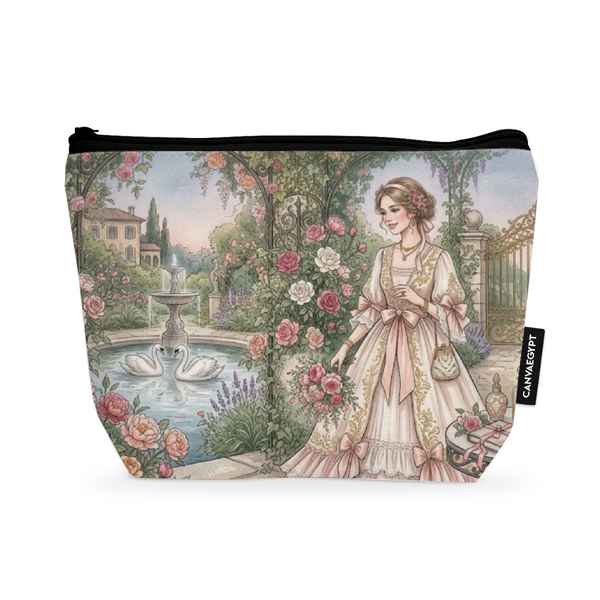 Makeup Pouch Victorian Garden Lady Woman