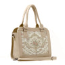 Beige Travel Hobo Bag Vintage Rose Soft Floral Aesthetic